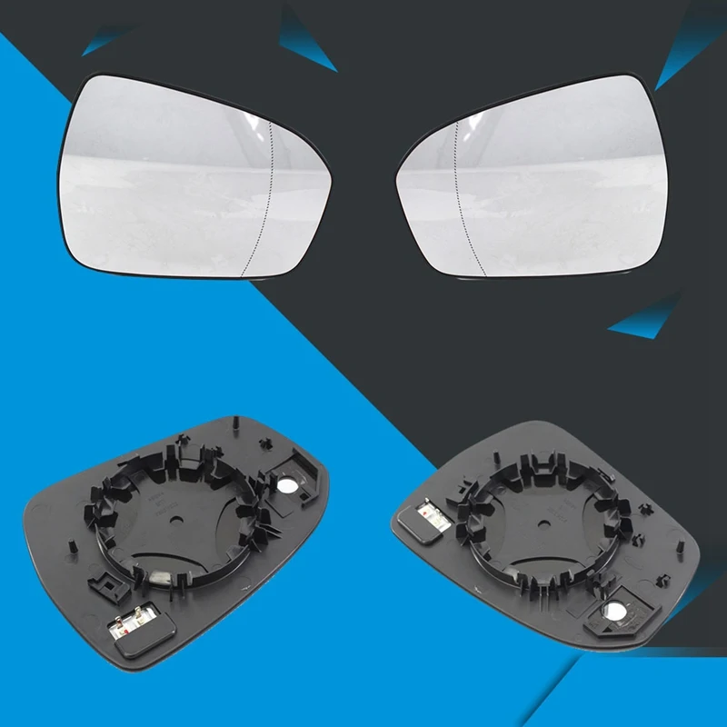 Heated Front Left Right Rearview Wing Mirror Glass For Ford Mondeo