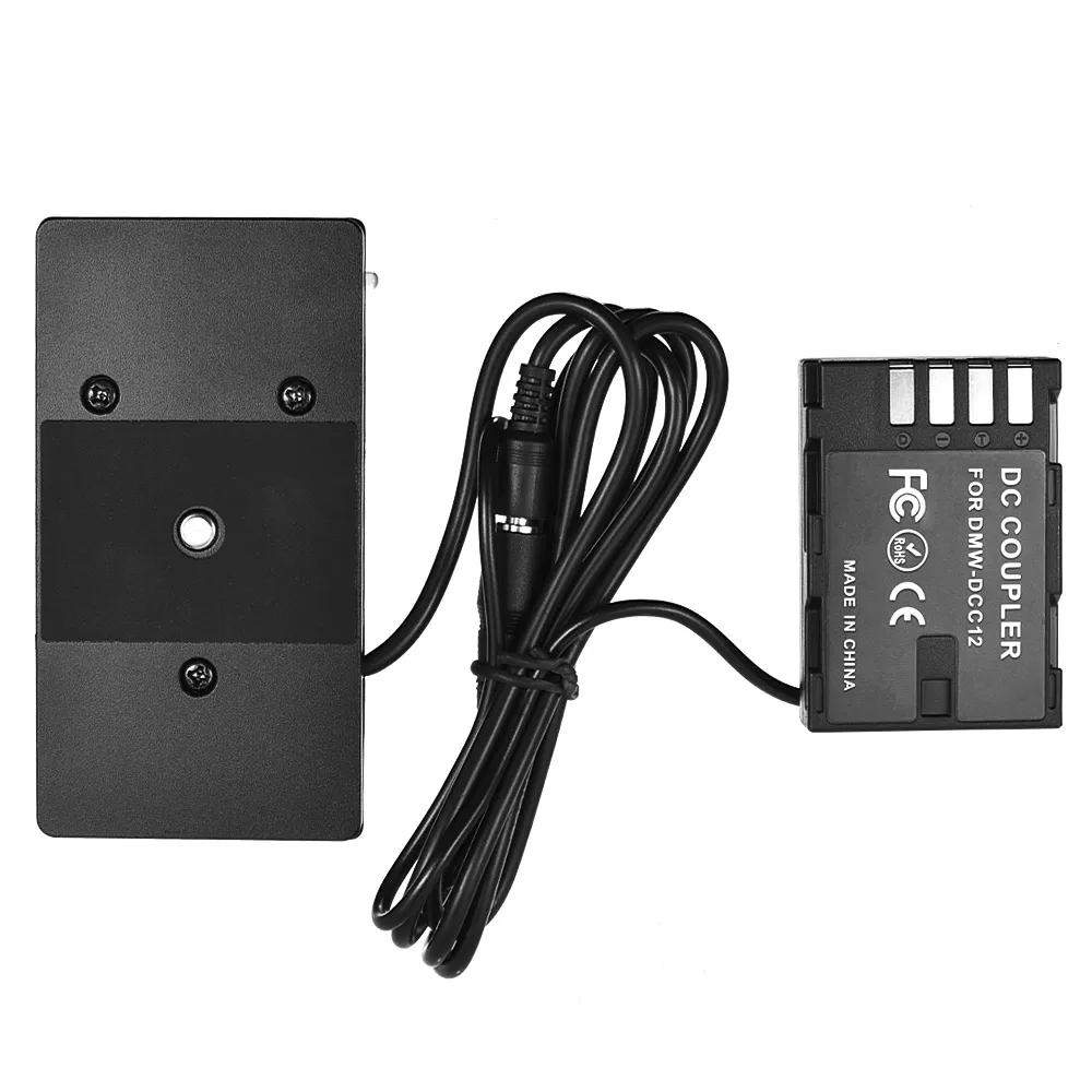Andoer NP-F970 для DMW-DCC12 Батарея адаптер+ разъемом постоянного тока для DMC-GH3 DMC-GH4 DMC-GH3K DMC-GH4K GH5