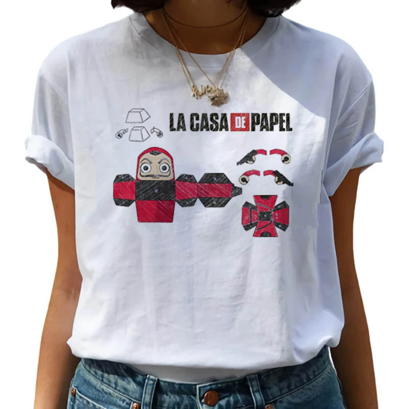 Women's Money Heist Theme Fashion Tee-4