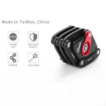 

Anti-Theft Security Lock Holder W/ Keys Mountain Bike Bicycle Outdoor Folding