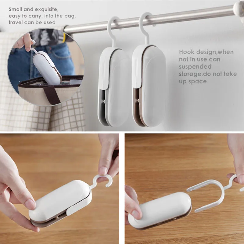 Household Appliances Mini Heat Sealing Machine for Bags Handy Heater Package Sealer Clamps for Kitchen Packing Machine for Food02