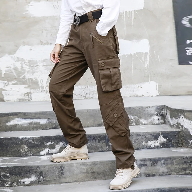 Loose Hip Hop Pants Wine Red Jeans 