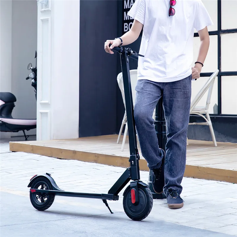 [Прямой эфир] MEGAWHEELS S5 36V 250W бесколлекторный мотор складной электрический скутер 23 км/ч Макс. Скорость черный