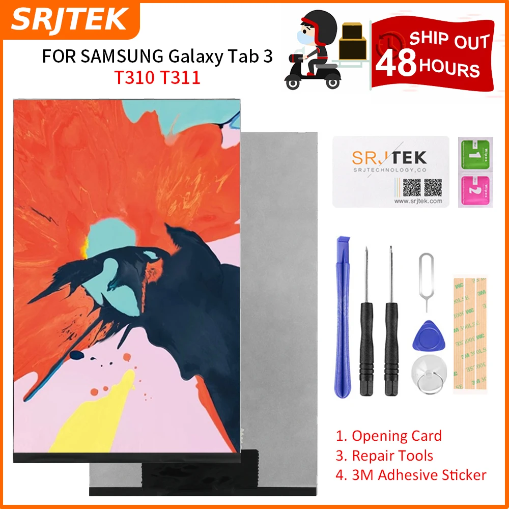 Srjtek 8 &quotПротестировано для Samsung Galaxy Tab 3 0 T310 T311 SM ЖК дисплей Матрица экран