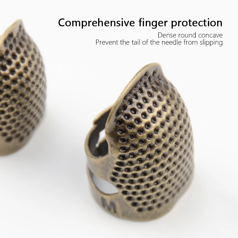 Retro Finger Protector Antique Thimble Ring Handworking Needle Thimble Needles Craft Household DIY Sewing Tools home gadgets