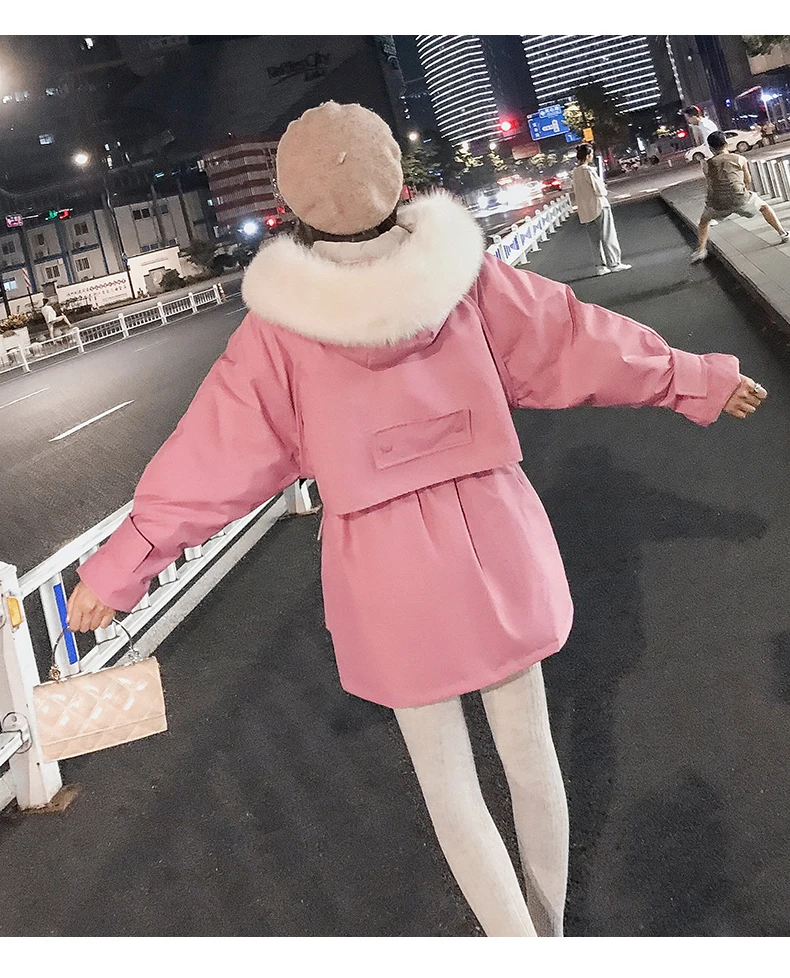 new winter explosion models thick white duck down jacket to send overcome 1025
