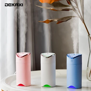 

260ML Portable Cool Mist Car Air Humidifiers Ultrasonic Essential Aroma Oil Diffuser With Colorful Lamp Mist Maker Air Purifier