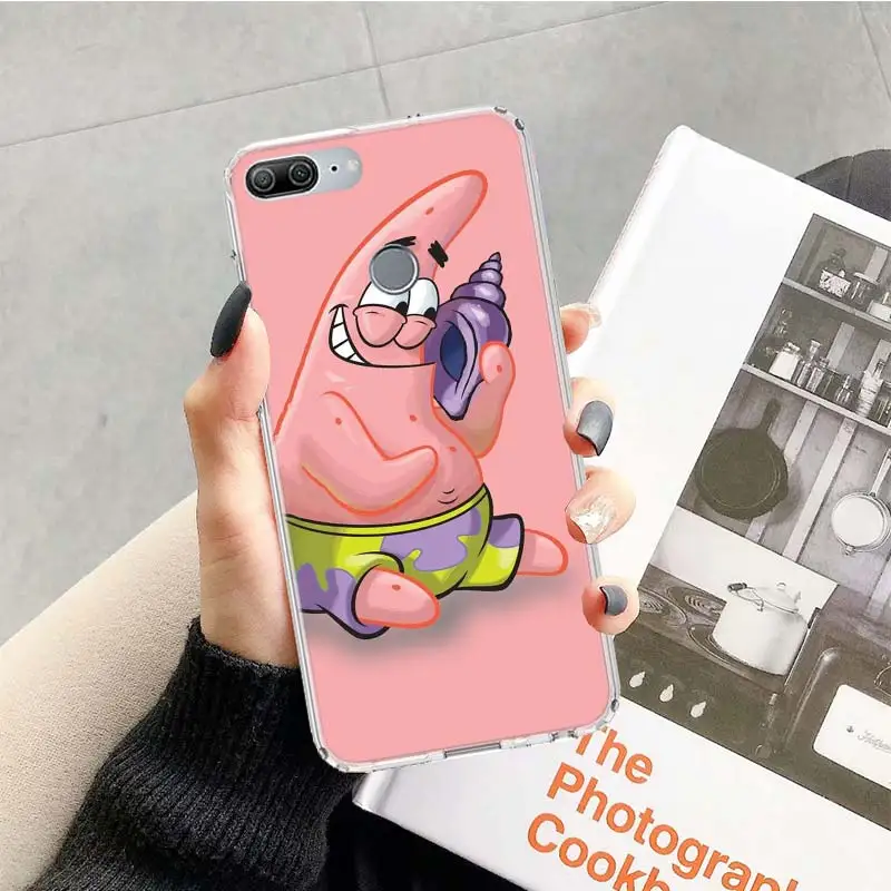 TR315-2 Губка Боб "лучшие друзья" Чехол для huawei Honor 9 10 20 Lite рro 9X 8X 8A 8C фотоаппаратов моментальной печати 7S 7A 7C Y5 Y6 Y7 Y9 мягкий чехол для мобильного телефона чехол Coque - Цвет: TR315-2