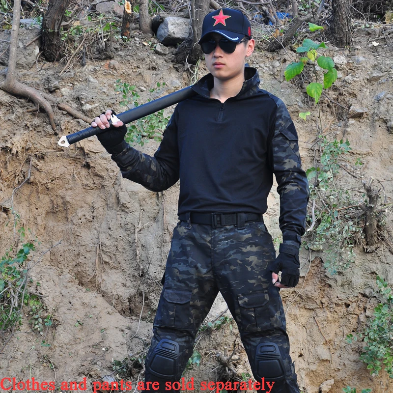 Уличная Военная тактическая Униформа для страйкбола пейнтбол камуфляж одежда