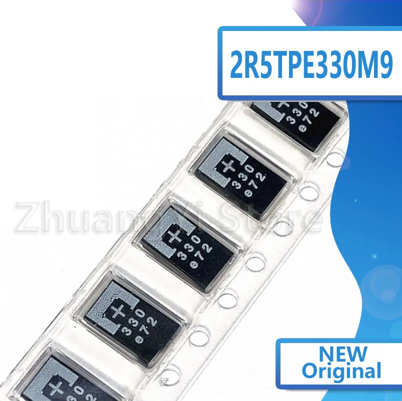 (5-10-20 шт.) 100% Новинка 2R5TPE330M9 330 мкФ 2 5 V SMD танталовые конденсаторы полимерный POSCAP Тип