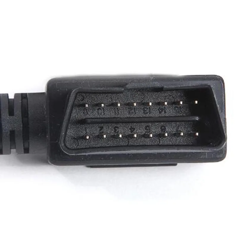 L головка 16 Pin OBD 1 до 3 сплиттер кабель провода удлинители мужской тройной Женский Кабельный разъём с переключателем для нескольких OBD2 327
