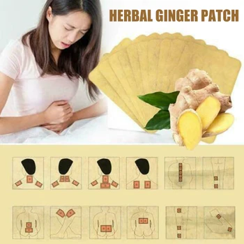 

10/20/50PCS Herbal Ginger Patch Nature Solutions Ginger Extract Foot Pads Relieve Pain M2