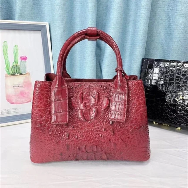 Saddle leather handbag Dior Burgundy in Leather - 40251865