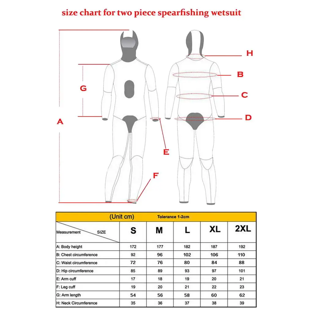 Men Diving Wetsuit Full Body Thermal Winter Surf Swim Kayak Jet Ski Hooded Suit Diving Men Wetsuit