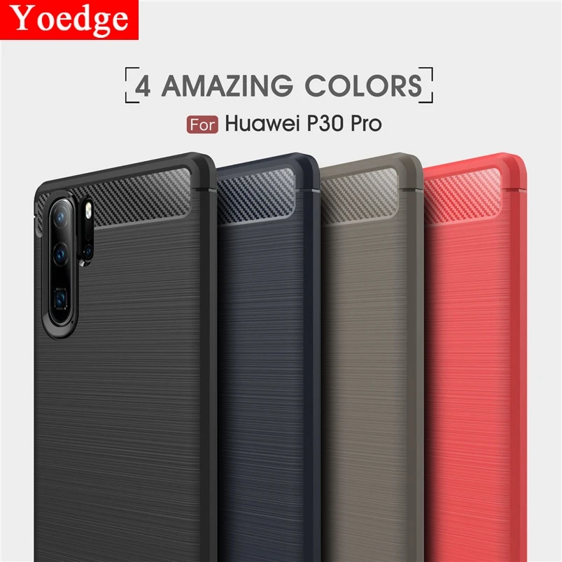 

Carbon Fiber TPU Coque For Huawei P20 P30 P9 P10 Lite Pro Plus 2017 P Smart 2019 Mate 10 20 20X Lite Pro Nova 3 3i 4 Case Cover