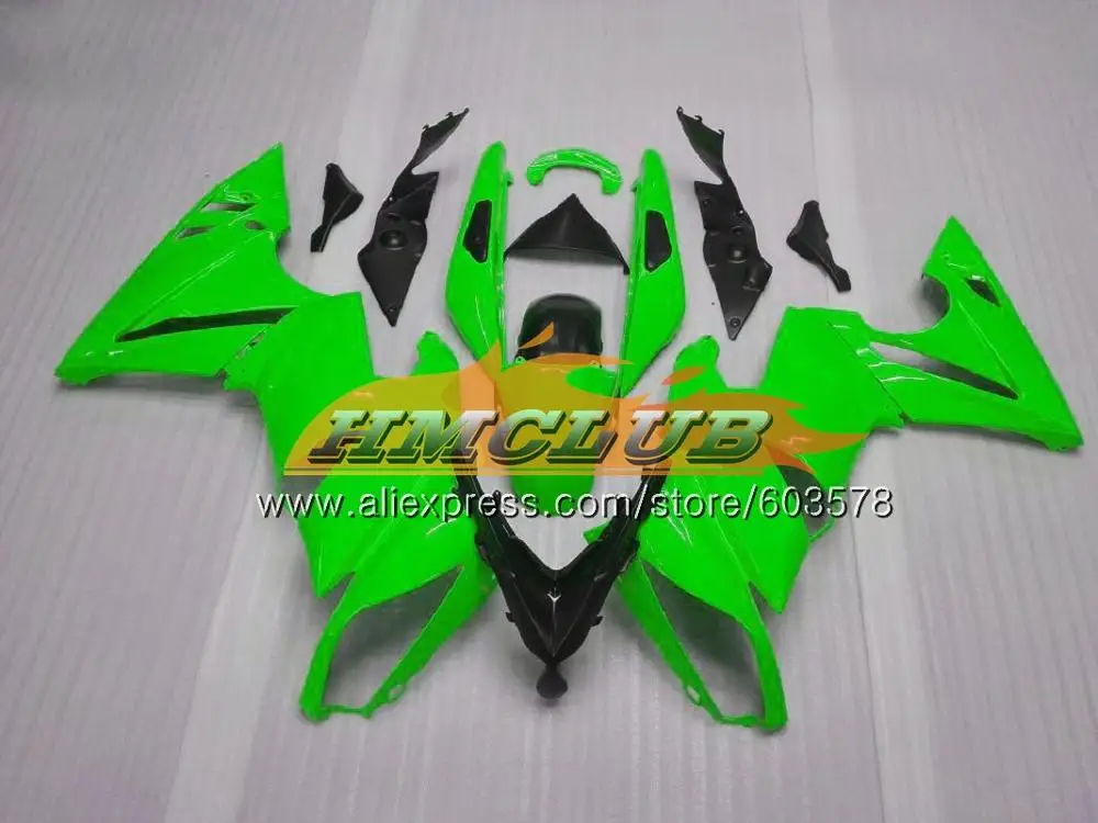 Корпус для KAWASAKI 650R ER 6 F ER6F 09 10 11 108CL. 42 серого и черного цветов, 650 R ER6 F 09-11 ER 6F 650-R ER-6F 2009 2010 2011 обтекатель - Цвет: No. 17