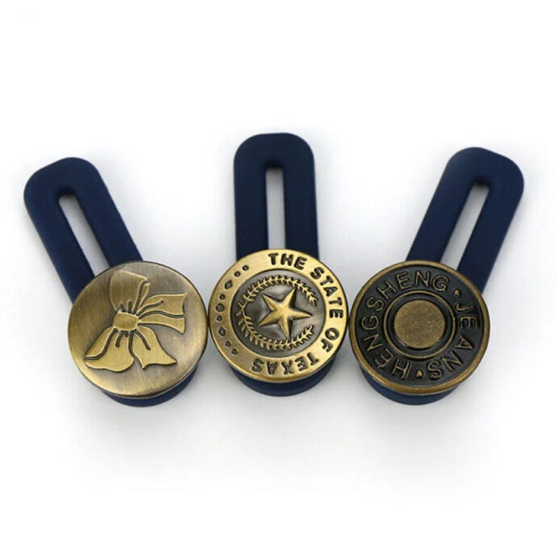 Выдвижной удлинитель талии для джинсов Регулируемая разборная пуговица