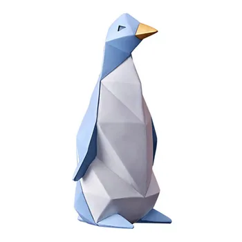 

Resin Piggy Bank Environmental Home Decoration Coin Saving Box Birthday Gift Penguin Money Box Children Christmas Gift A1281