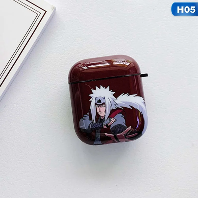Наруто для Airpods Чехол аниме мультфильм для Airpod 1/2 для Apple Airpods чехол из углеродного волокна защитная коробка