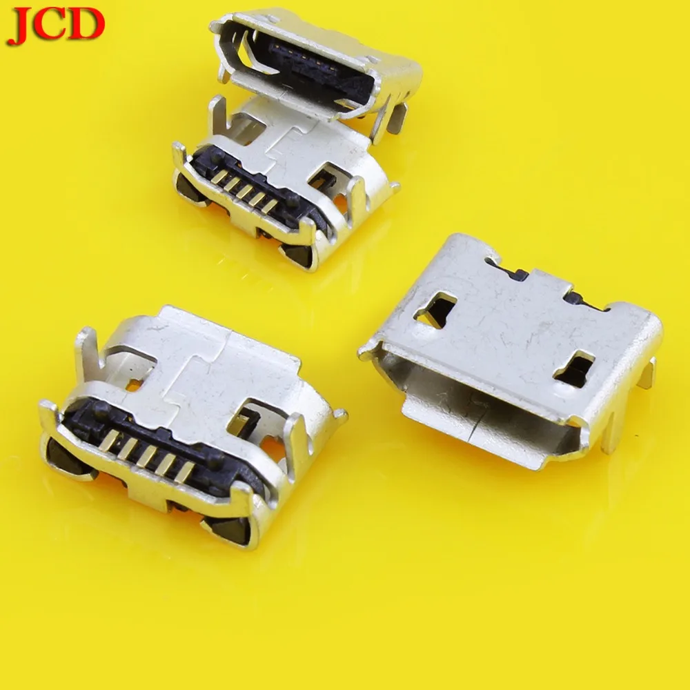 JCD Micro USB 5Pin гнездо для кабеля B Тип звуковой разъем задней зарядки мобильного