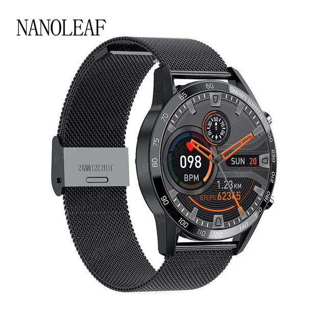 Smart Watch Sport Men Make Answer Call Business Digital Wristwatch with Music Player App Message Reminder Fitness Tracker 