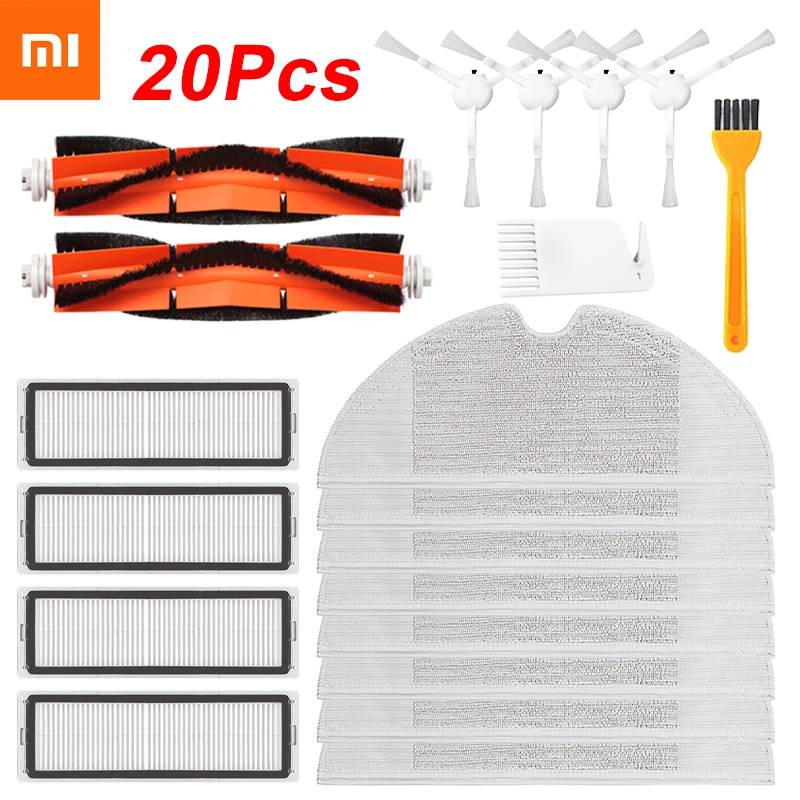 Сменные Наборы для робота-пылесоса Xiaomi Mijia 1C/STYTJ01ZHM Hepa фильтр основная щетка