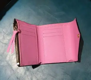 

Bean Bean Wallet Female Short Slim Retro-European and American Folding Zipper Mini Wallet