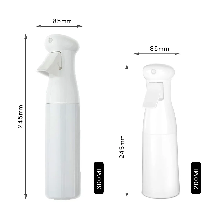 300ML Salon Barber High Pressure Continuous Fine Mist Automatic Spray Bottle Beauty Hairdressing Aprayer Disinfectant Spray Can