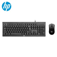 Hp оронго плюс проводной клавиатуры Мышь комбо набор 104 ключей USB бесшумный компьютерная клавиатура и Мышь для Тетрадь ноутбука, настольного компьютера, ПК