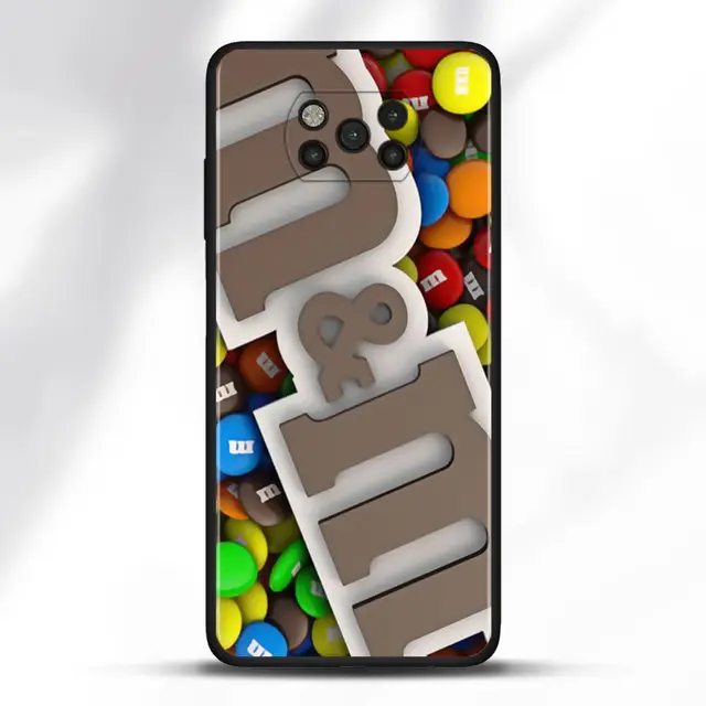 Case For Poco X3 NFC M3 Pro M3 F3 F1 Capa for Mi Note 10 Pro Caso For Xiaomi CC9 Pro A3 A2 M&M's Chocolate Nutella Bottle B12