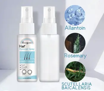 

20ml Painless Hair Removal Spray Stop Hair Growth Inhibitor Depilatory for Women Men Legs Armpit Arms Bikini