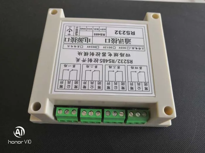 4-полосная RS232/485/серийный модуль пускового реле доска с протоколом MODBUS RTU ptz-камеры/компьютерного управления переключатель