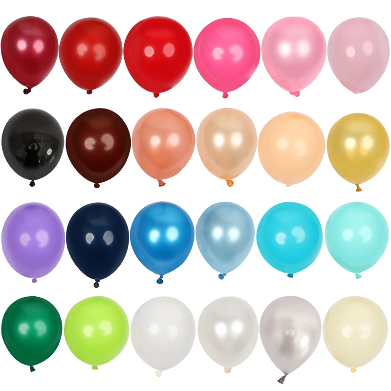 Partyloon - 50 palloncini in lattice naturale - 27 cm - giallo - nero - adatti ad aria ed elio - produzione UE - ideali per compleanni, matrimoni e feste - unisex bambini e adulti