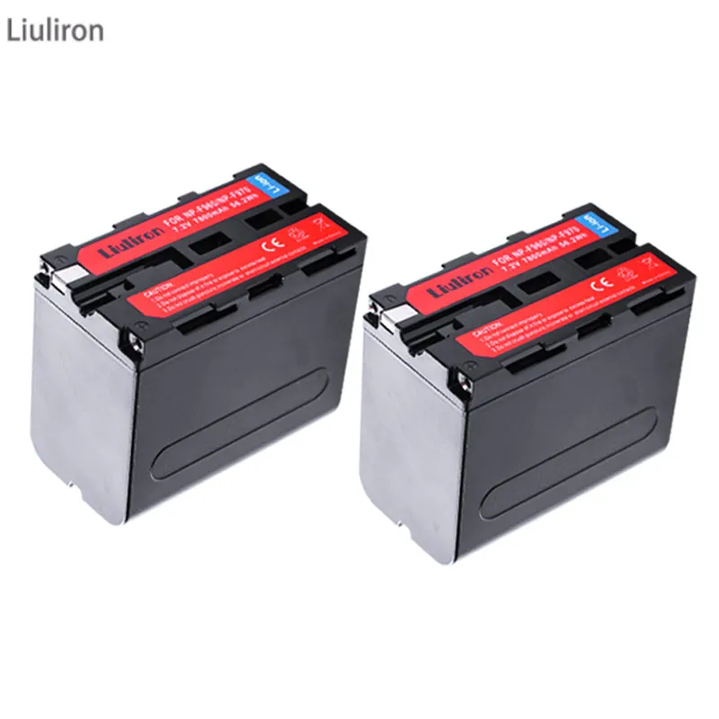 3x bateria NP-F970 NP F970 NP-F960 NP F960 F970 Батарея для SONY F960 F550 F970 F570 CCD-RV100 - Цвет: 2battery