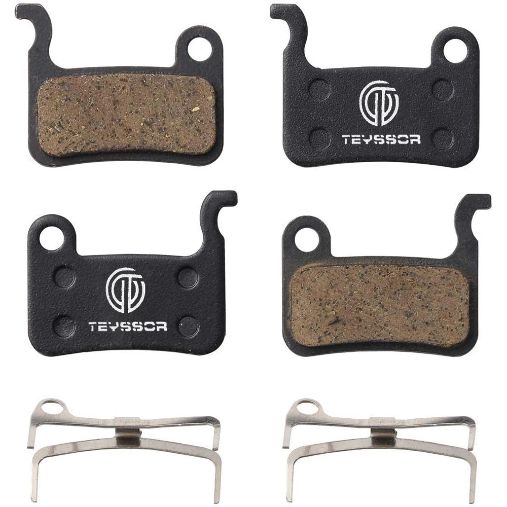 Велосипедные дисковые Тормозные колодки Teyssor 2 пары совместимые с Shimano Deore XT XTR LX SLX