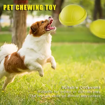 

AUGKUN Pet Biting Toy Dog Chew Playing Ball Squeaky Chewing Toy For Medium And Small Dogs Outdoor Throwing Game Pet Supplies
