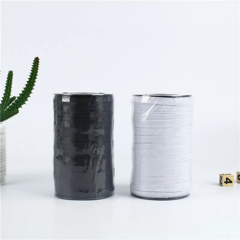 

Эластичная нейлоновая хлопковая лента, эластичная лента для одежды «сделай сам», обуви, брюк, платьев, галстуков-бабочек, бюстгальтеров, 10 м, белый, черный, 6/8/10 мм