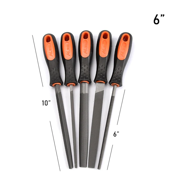 5pcs MediumToothed Metal Files Set For Metalworking, 40 OFF