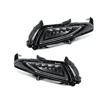 

DWCX 12V White Car Lower Bumper Daytime Running Light DRL Fog Lamp Cover Switch Kit fit for Hyundai Tucson 2015 2016 2017 2018