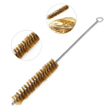 

Brass Wire Brush Pipe Rust Removal Cleaning Polisher Cleaner Hand tool