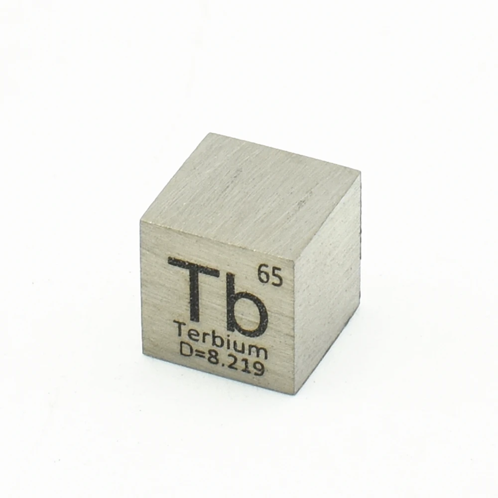 Редкоземельный Тербий Металл 99.95% элемент Tb 10x10x10 мм Плотность куб чистый в