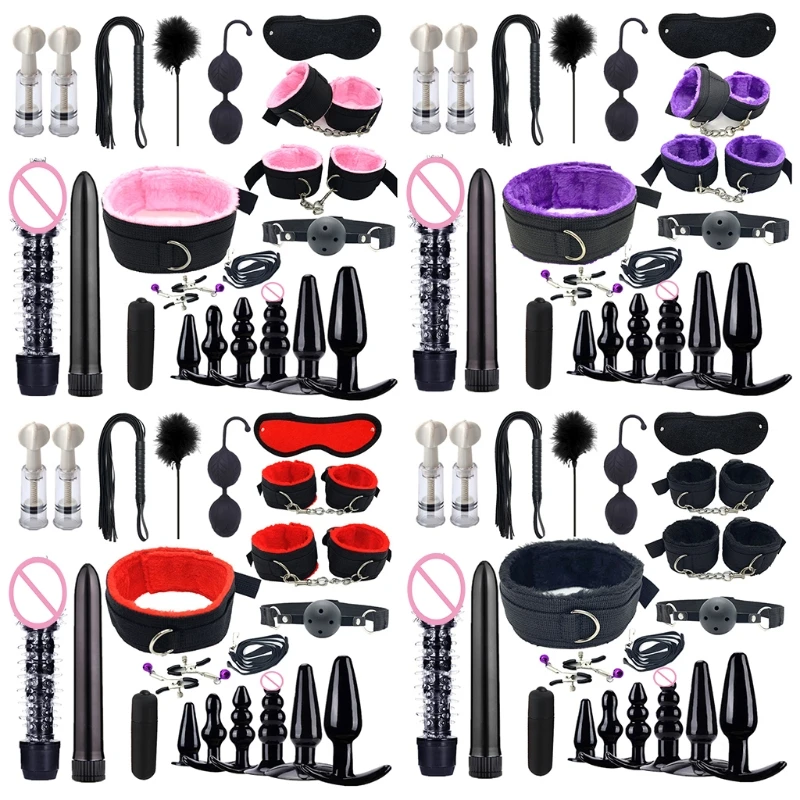 21pcs/set Adult Erotic Under Bed Game Suit BDSM Bondage Sexx Toy Kit for Couples | Красота и здоровье