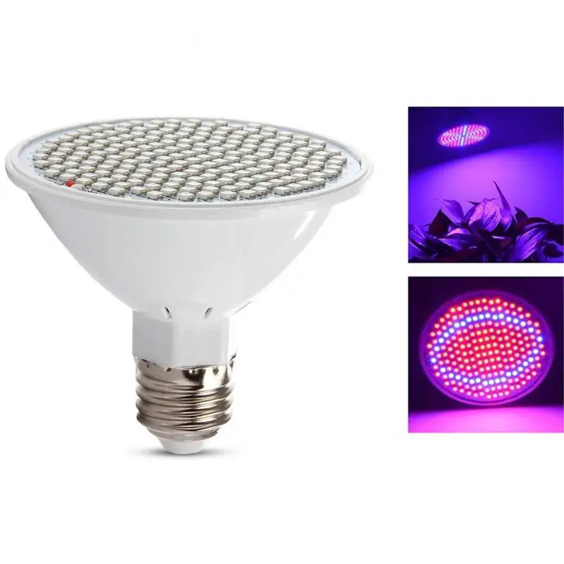 E27 200 LED полный спектр растений растут свет лампы Фито лампа для комнатных садовых