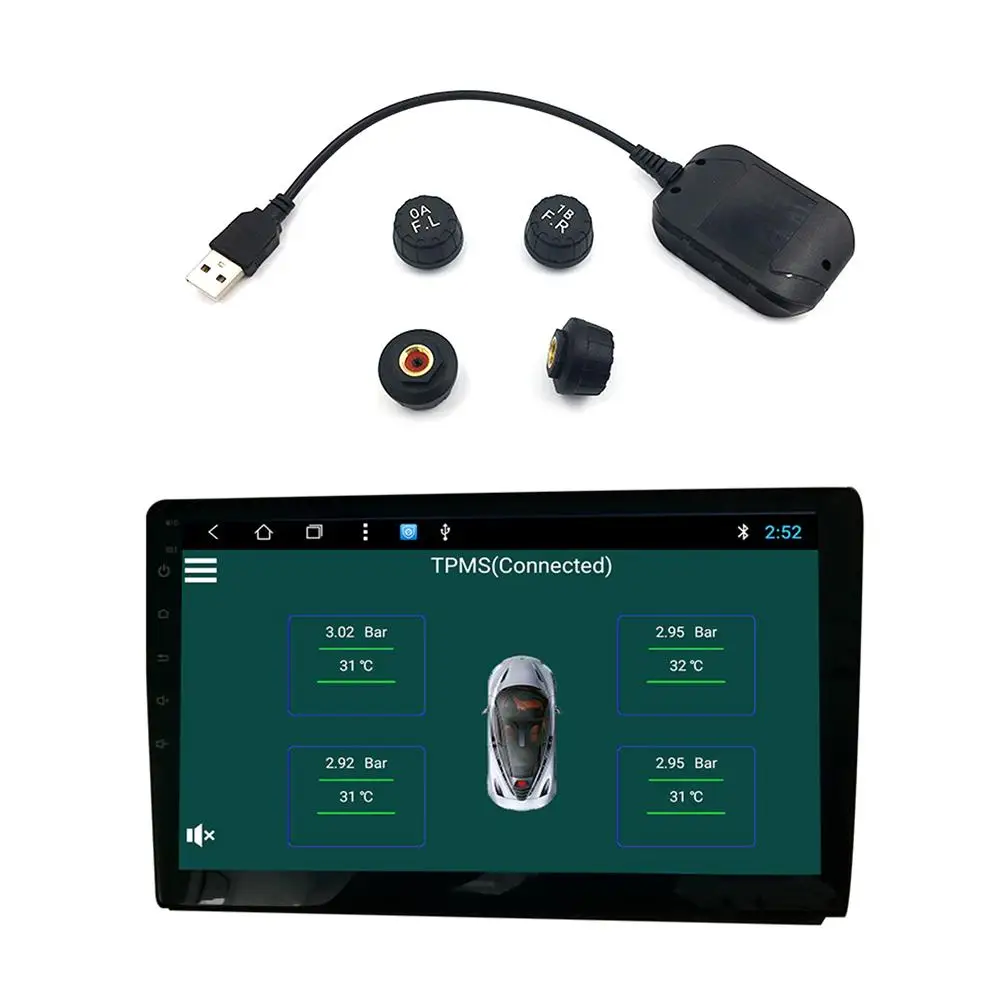 USBTirePressureMonitoringSystemTPMS2ExternalSensorForAndroid