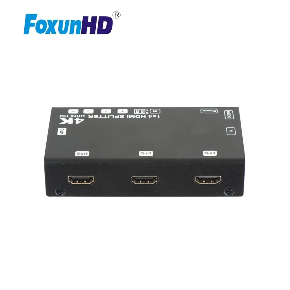 Горячая Распродажа 3D мини HDMI сплиттер 1X4 SP144E 10 2 Гбит/с 4K x 2K @ 60 Гц EDID HDCP1.4 |