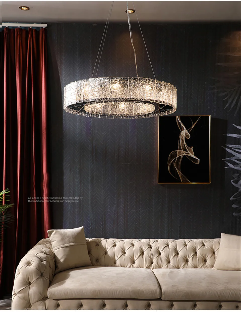 Luxury Glass Iron LED Pendant Lights Lighting Nordic Pendant Lamp Dining Living Room Bedside Bedroom Bar Loft Decor Hanging Lamp