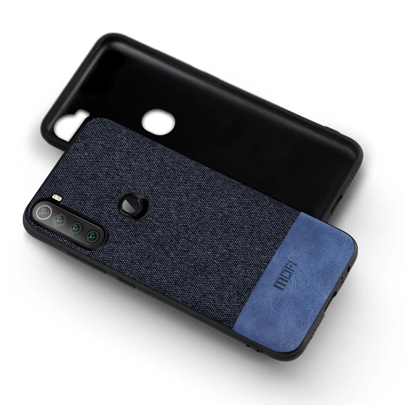 dark blue with blue Для Xiaomi Redmi Note 8 T чехол для xiomi Redmi Note 8 T противоударный тканевый корпус силиконовый роскошный чехол для задней панели s - Цвет: dark blue with blue