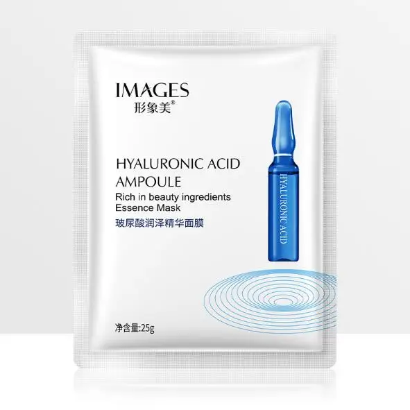 hyaluronic acid Маска для лица, уход за кожей лица, гиалуроновая кислота, никотиam, маска для лица, увлажняющая, отбеливающая, восстанавливающая, сужающая поры, листовые маски, Новинка - Цвет: hyaluronic acid
