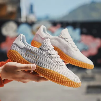 

Summer New Breathable Men Sneakers Lightweight wild Running Shoes Mesh Men Sport Shoes Large size C33-75