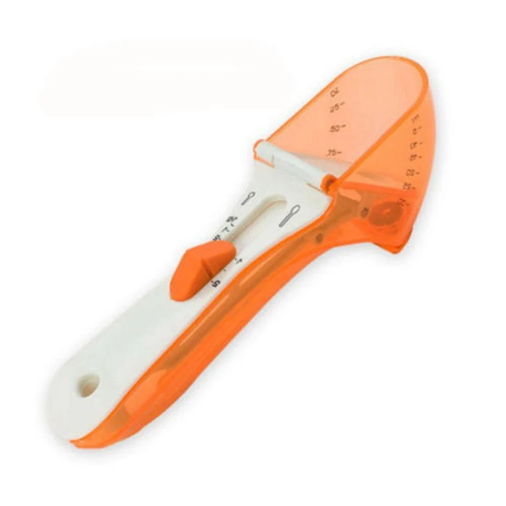 

Adjustable Measuring Spoon Plastic Adjustable Measuring Spoon with Scale for Cooking 5ml to 30ml Adjustable Measuring Scoop